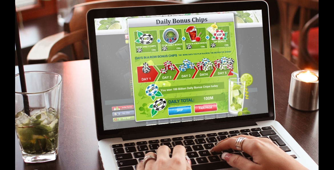 mojito poker daily bonus chips