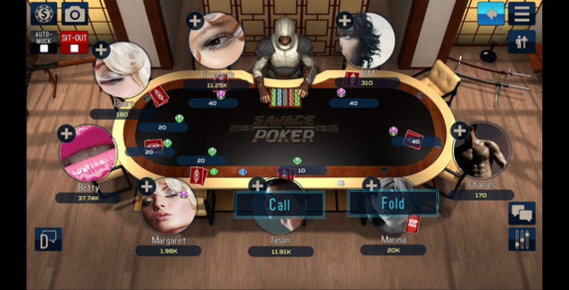 savage poker table