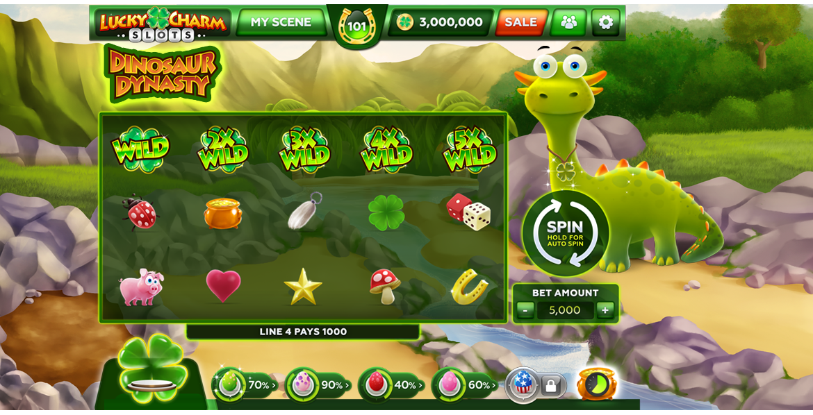 lucky charm slots game