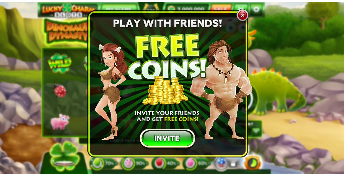 lucky charm slots free coins